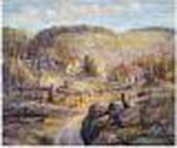 Radford Farm, Virginia Oil Painting by Ernest Lawson