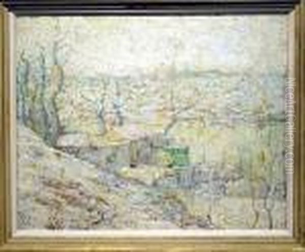 Across The Valley Oil Painting by Ernest Lawson