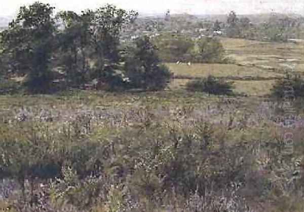 The Furze Field Oil Painting by Samuel Palmer