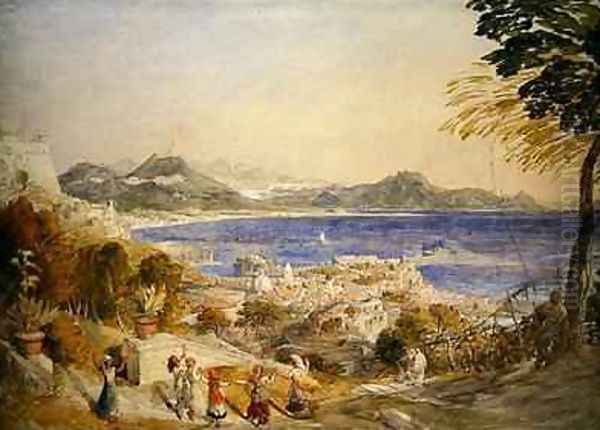 The Bay of Naples 2 Oil Painting by Samuel Palmer