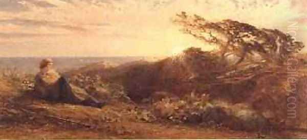 Eventide, c.1858 Oil Painting by Samuel Palmer