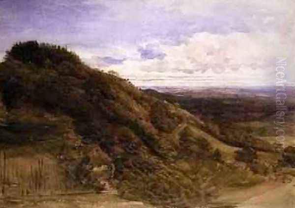 Near Underriver, Sevenoaks Oil Painting by Samuel Palmer