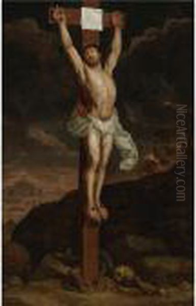 The Crucifixion Oil Painting by Charles Lebrun