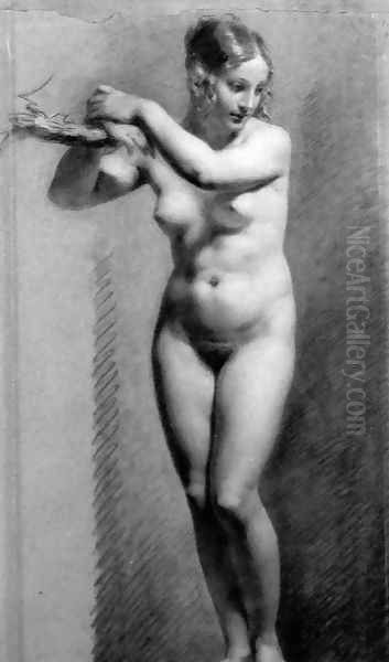 Female Nude Bound Oil Painting by Pierre-Paul Prud'hon