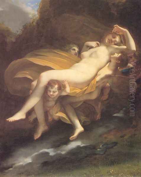 The Abduction of Psyche Oil Painting by Pierre-Paul Prud'hon