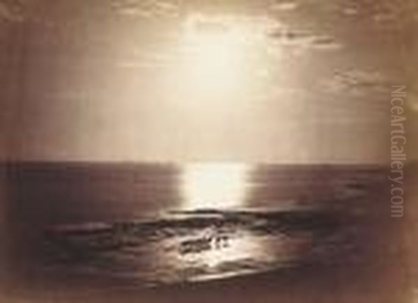 Le Soleil Couronne Oil Painting by Gustave Le Gray