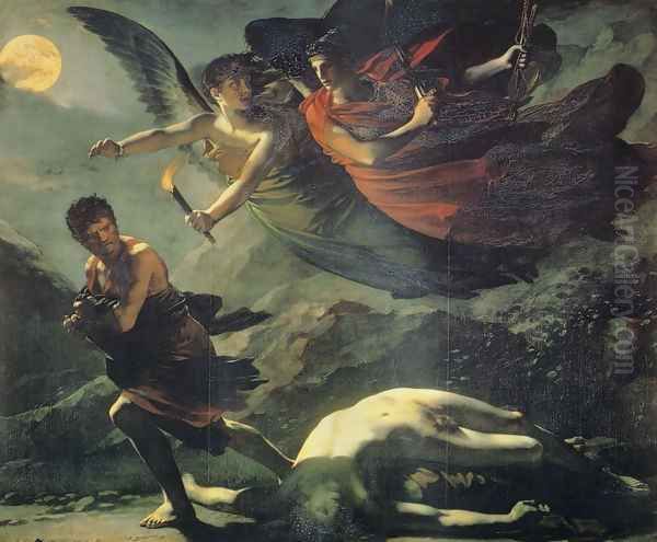 Justice and Divine Vengeance Pursuing Crime 1808 Oil Painting by Pierre-Paul Prud'hon