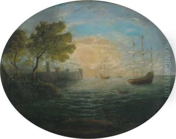 Sea Piece (coast Scene) Oil Painting by Claude Lorrain (Gellee)