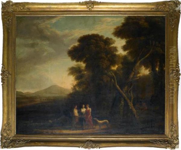 Cephalus And Procris Oil Painting by Claude Lorrain (Gellee)