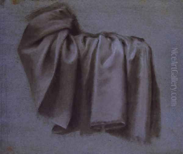 A study of drapery Oil Painting by Pierre-Paul Prud'hon