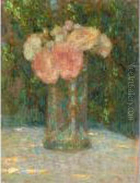 Le Bouquet Oil Painting by Henri Eugene Augustin Le Sidaner