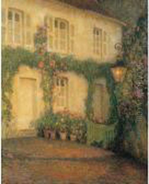 La Lanterne, Gerberoy Oil Painting by Henri Eugene Augustin Le Sidaner