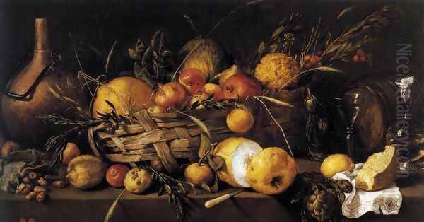 Still-Life with Fruit 1650 Oil Painting by Antonio de Pereda