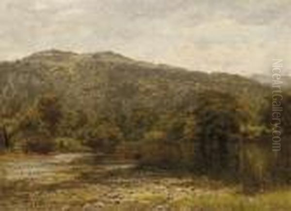 Summer's Day On The Causeway At Betws-y-coed Oil Painting by Benjamin Williams Leader