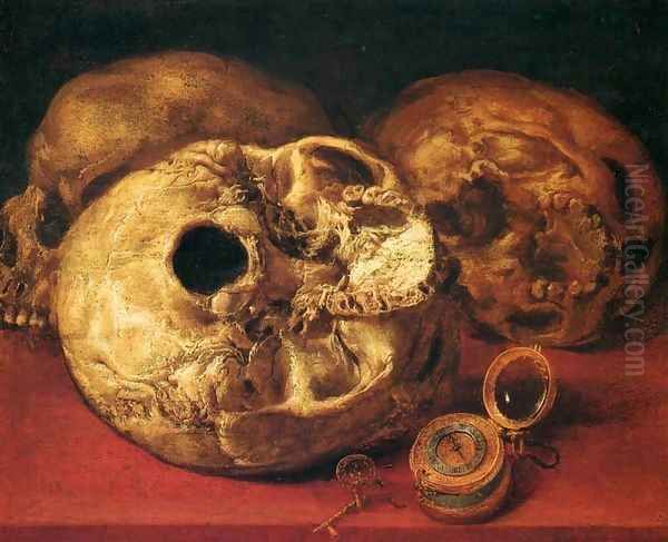 Vanitas Oil Painting by Antonio de Pereda