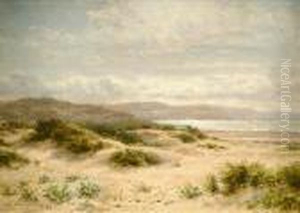 Beach Atcolwyn Bay Oil Painting by Benjamin Williams Leader