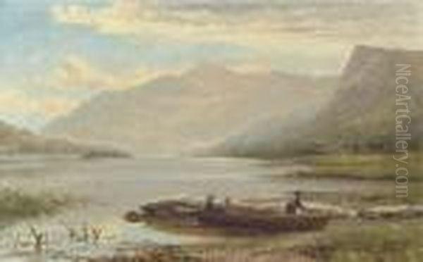 Ullswater Oil Painting by Benjamin Williams Leader