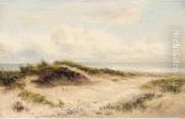 Sand Dunes Oil Painting by Benjamin Williams Leader