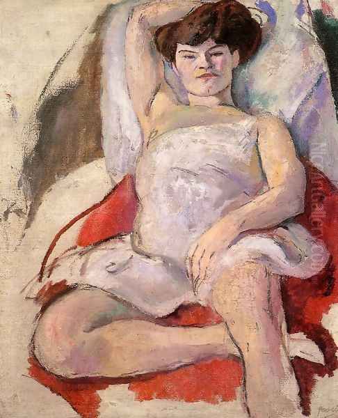 Dancer at the Moulin Rouge Oil Painting by Jules Pascin