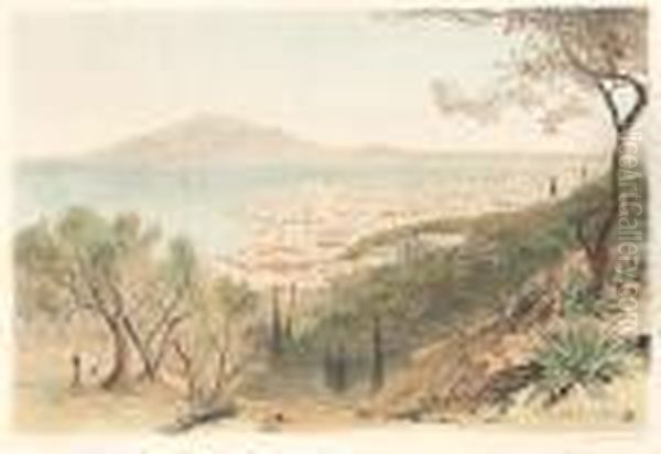 Views In The Seven Ionian Islands Oil Painting by Edward Lear