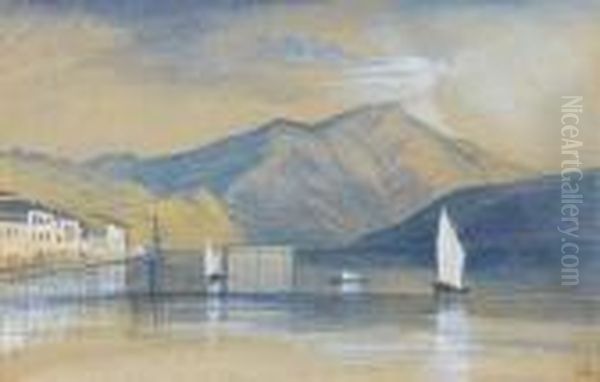 Ithaca Oil Painting by Edward Lear