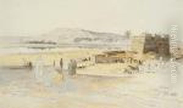 Luxor, Egypt Oil Painting by Edward Lear