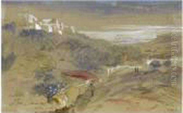 Ainselim, Gozo Oil Painting by Edward Lear