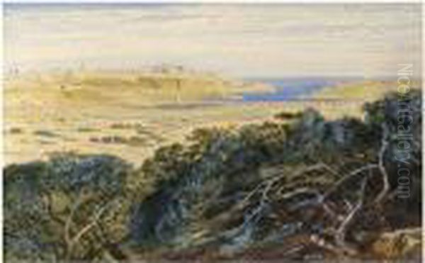 Valetta, Malta Oil Painting by Edward Lear