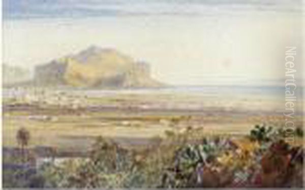 Palermo, Sicily Oil Painting by Edward Lear