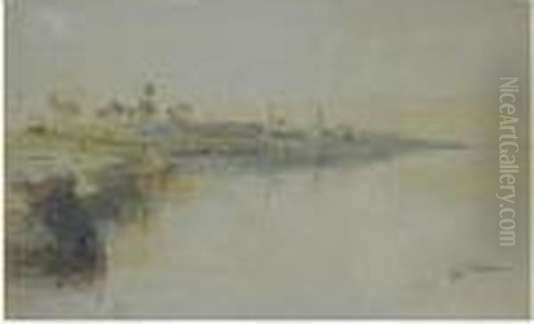 Girzeh Oil Painting by Edward Lear