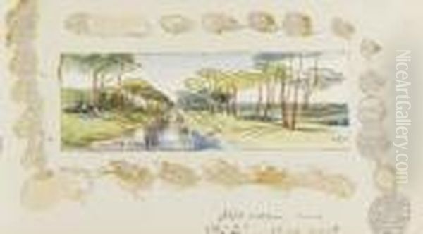 Ravenna Oil Painting by Edward Lear