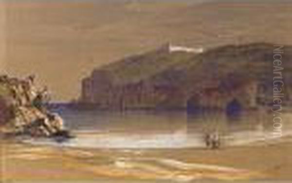 Palaiokastritsa, Corfu Oil Painting by Edward Lear