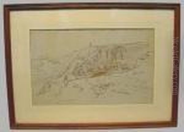 View Of Gabri Oil Painting by Edward Lear