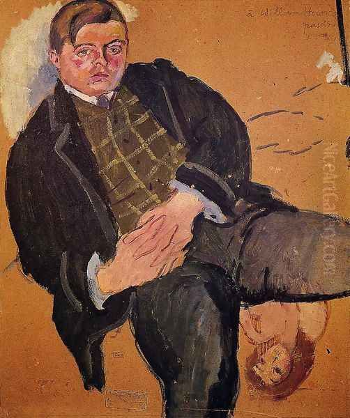 Portrait of William Howard Oil Painting by Jules Pascin