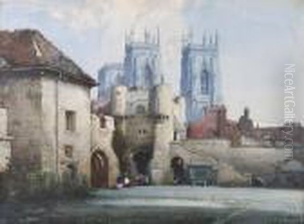 York Oil Painting by Noel Harry Leaver