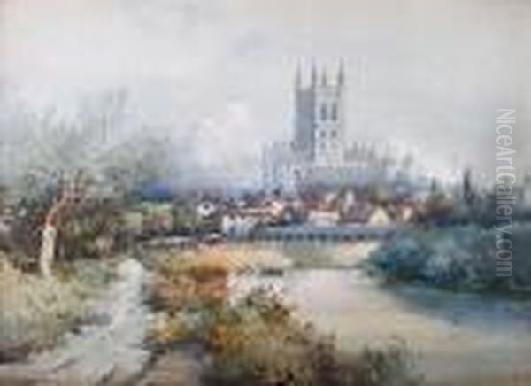 Gloucester Oil Painting by Noel Harry Leaver