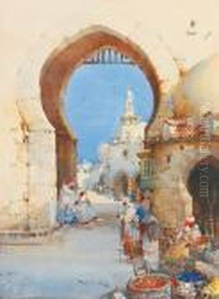 Marche En Orient Oil Painting by Noel Harry Leaver