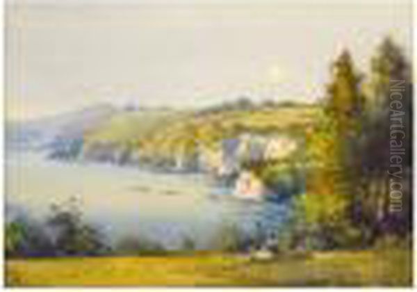 St Austell Oil Painting by Noel Harry Leaver