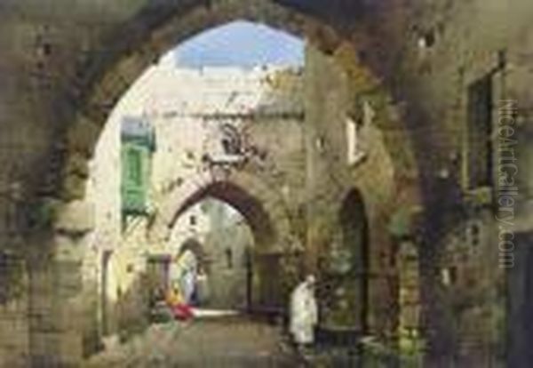 A Street In Jerusalem by Noel Harry Leaver