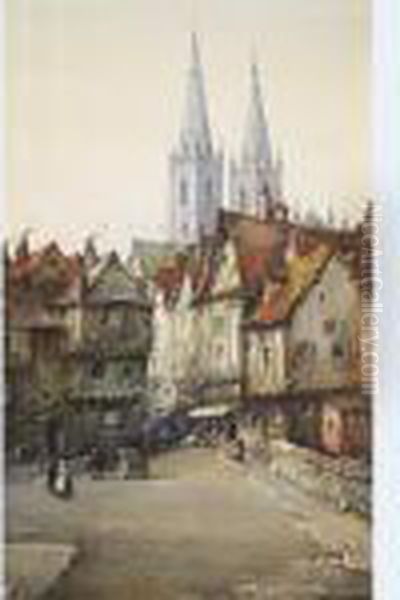 In Old Chartres; An Old Town In Normandy by Noel Harry Leaver