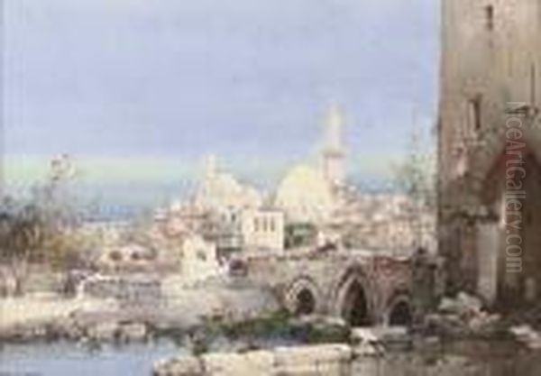 City Of The Caliphs Oil Painting by Noel Harry Leaver