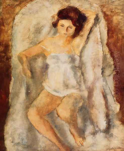 Little Lysis Oil Painting by Jules Pascin