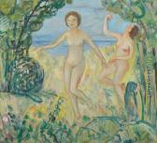 La Danse Oil Painting by Henri Lebasque