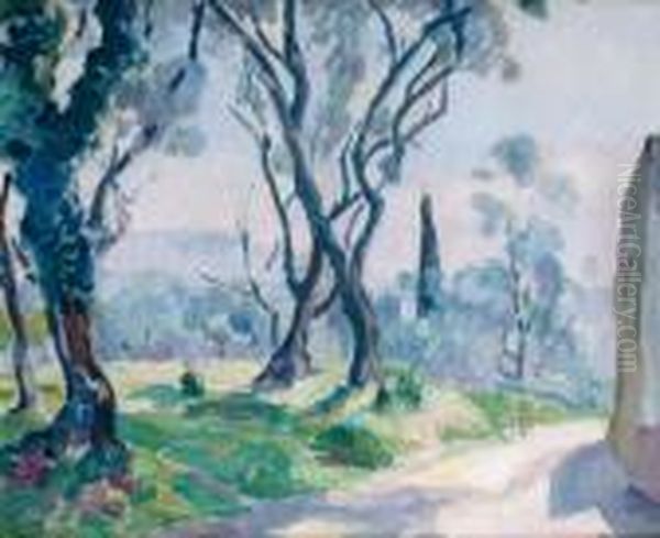 Chemin A L'entree Du Village Oil Painting by Henri Lebasque