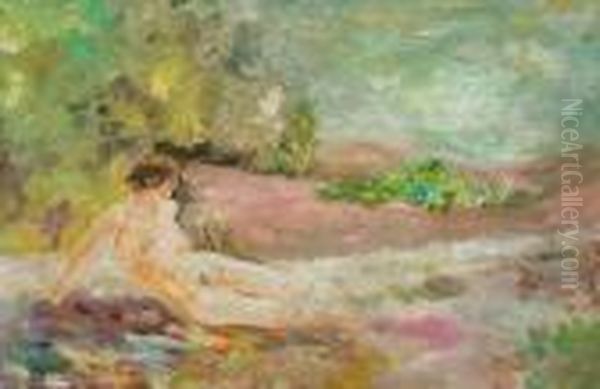 Desnudo Oil Painting by Henri Lebasque