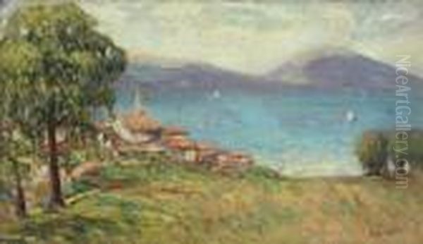 La Mer Pres De Saint-tropez Oil Painting by Henri Lebasque