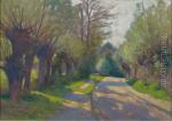 La Route Oil Painting by Henri Lebasque