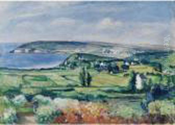 La Plaine Du Crozon, Finistere Oil Painting by Henri Lebasque