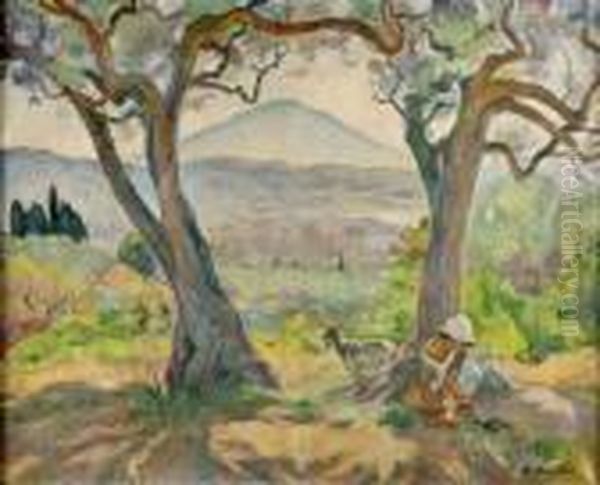 Paysage Au Cap Sicie Oil Painting by Henri Lebasque