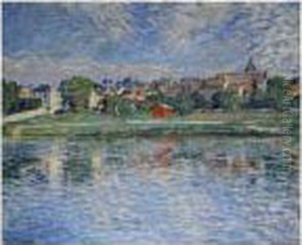 Les Bords De La Marne A Lagny Oil Painting by Henri Lebasque